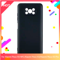 Poco X3 NFC Case Matte Soft Silicone TPU Back Cover For Xiaomi Poco X3 Xiaomi Poco X3 Pro Phone Case Slim shockproof