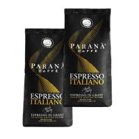 【義大利PARANA】金牌獎濃縮咖啡豆2入(1000g/袋;Q3新鮮進口、金牌獎、中烘焙精品豆、榛果、可可)