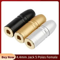 4.4mm Jack 5 Pole Female Balance Interface Balanced Plug For Soldering Sony NW-WM1Z/A Headphone Connector Earphone Upgrade Cable