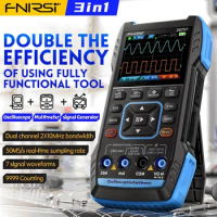 🌟 FNIRSI 2C23T Versatile Handheld Digital Oscilloscope + Signal Generator, Dual Channel 10MHz*2 50MS