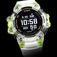 【CASIO 卡西歐】G-SQUAD 太陽能運動追蹤數位手錶 女王節(GBD-H1000-7A9)