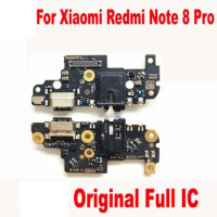 Original Best Charging Port USB Charger Board For Xiaomi Redmi Note 8 / Note8 Pro Flex Cable Dock Plug Connector With Microphone