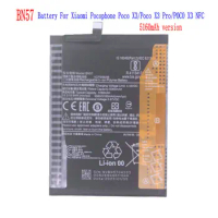 1x New High Quality 5160mAh BN57 Battery For Xiaomi Pocophone X3 / Poco X3 Pro / Poco X3 NFC Batteries