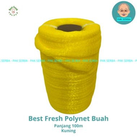 BEST FRESH Polynet Buah Roll 100m Kuning / Jaring Buah / Polynet Pelindung Buah / Polynet Packing Bu