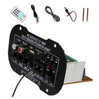 Car Subwoofer Power HiFi Bass Bluetooth Amplifier Board Support MP3 Decoding DC