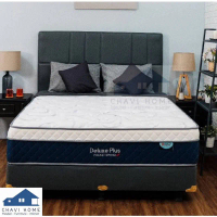 Set kasur springbed central deluxe plush pocket spring bed ukuran 160