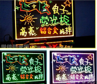 led電子熒光板廣告牌彩色夜光閃光展示宣傳商用手寫字髮光小黑板
