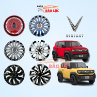 Combo 4 ốp lazang Vinfast VF3, VF5S size 16 inch, ốp mâm cho các dòng xe ô tô bánh 16inch, tự lắp đặ