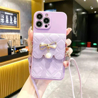 3D พร้อมสายคล้อง และช่องใส่บัตร สําหรับ Vivo V40E V40lite 5G X200 Pro Mini IQOO Z9S Y18S Y28S Y19S 4