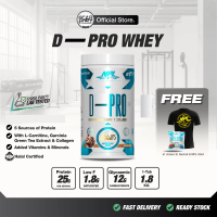 NPL D.Pro Whey Protein 4lbs/2lbs (1.8kg/908g) - FREE Shirt & Amino B. Sachet, Halal Whey Protein Gym