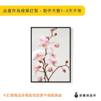 【菠蘿選畫所】沉醉清香 ‧ 蘭花-42x60cm(花卉/室內掛畫/客廳掛畫/空間佈置/過年裝飾)