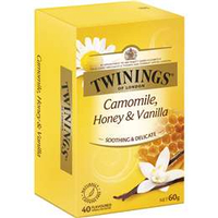 【TWININGS 唐寧茶包】香草菊蜜茶包Camomile Honey &amp; Vanilla Tea 40入/盒