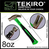 TEKIRO PALU KAMBING DENGAN MAGNET 8OZ - CLAW HAMMER WITH MAGNET 8 OZ - TUKUL CAKAR GAGANG KARET