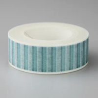1.5cm Creative blue white stripes Washi Tape DIY decoration Scrapbooking Sticker Label Masking Tape School Office Supply
