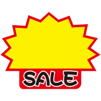 Giấy sale giảm giá, giấy ghi giá sale...Dành cho các cửa hàng, siêu thị (1 Tập 10 tờ )