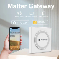 Matter Smart Gateway Hub Homekit Zigbee Multi-model Smart Home Bridge WiFi Bluetooth Alexa Google Home Smart Life App Control