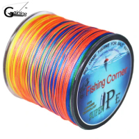 Hercules Braided Fishing Line 9 Strands 300m Braid Wire Super PE Strong  Strength Fish Line 10LB-320 LB 15 Color Multifilament Color: Yellow, Line  Number: 26