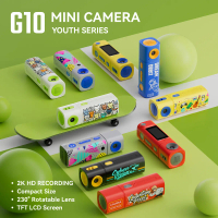 G10-2K Digital Mini Action Camera Thumb Keychain Camera Retro Video Recorder Portable Pocket Small C