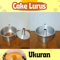 Loyang chiffon cake lurus dengan bahan alumunium tebal  UKURAN  - 10x8cm - 12x8cm - 14x10cm - 16x10c