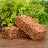 Premium Organic Coco Coir Brick Fiber Peat Soilless Potting Soil Garden Coconut Shell Brick For Landscape Potted Plants Gardens