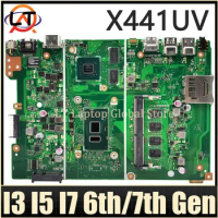 Notebook Mainboard For ASUS X441UV F441U A441U X441UVK X441U X441UB Laptop Motherboard 4405U I3 I5 I7 CPU RAM-4GB/8GB 920MX