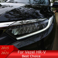Car Lights for Honda HRV HR-V Vezel 2015-2018 LED Auto Headlight Assembly Upgrade Newest High Configure Wing Design Accessories