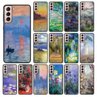 Claude Monet Impressionism Painter Soft For samsung galaxy S24 ULTRA S23PLUS S21 S20fe S20ULTRA S21Fe S22PLUS S23ULTRA cases