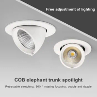 Recessed Led Downlight 7W COB Spot lights led 12W 18W Ceiling lamps 220V 110V LED Spot Lighting For Indoor Recessed LED lamp