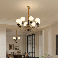 Living room chandelier, Nanyang restaurant, French classic homestay, net celebrity new bedroom lamps