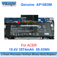Genuine AP18E8M Battery For ACER Nitro 5 AN515 ConceptD 5 CN515 Series Aspire 7 A715-74 Notebook Battery Packs 15.4V 3574mAh