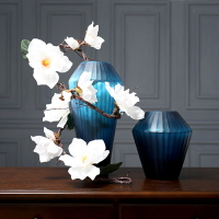 美式現代室內軟裝飾花瓶擺件玄關門廳輕奢花瓶北歐簡約花藝套裝