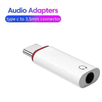 Type C to 3.5 MM Jack AUX Audio Adapter For Xiaomi /Samsung 3.5MM Headphones Connector DAC Converter Digital Decoding Converter