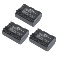 3Pcs 2280mAh NP FZ100 NP-FZ100 Rechargeable Li-ion Battery for Sony ILCE-9, A7M3, A7R3, A9 7RM3 Sony Alpha 9S A9R 9R DSLR Camera