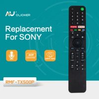 New RMF-TX500P Voice TV Remote Control For Sony Voice 4K QLED TV Remote Control XBR-55X950G