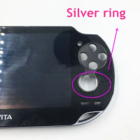 New Silver Ring replacement for PSV 1000 PSV1000 LCD Screen Len for PS Vita 1000 Game Console
