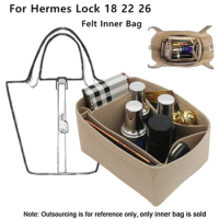 Felt Bag Organizer Sorting Storage Inner Modification Accessories For Hermes Picotin 18 22 26 Bucket Bag Liner Pocket Tank