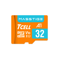 【TCELL 冠元】2入組-MASSTIGE A1 microSDHC UHS-I U1 V10 100MB 32GB 記憶卡