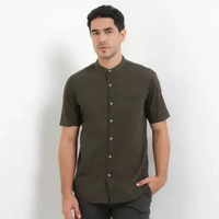 Cardinal Kemeja Koko Lengan Pendek C2966P06I Green XL