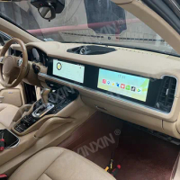 2024 Upgrade New Android Radio For Porsche Cayenne 2010-2017 Car Navigation Multimedia Player Passenger Screen HeadUnit Co-pilot