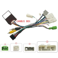 Car 16PIN Android Audio Power Radio Wire Harness With Canbus Box Car Accessories For Isuzu D-MAX 2020