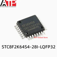 10PCS STC8F2K64S4-28I-LQFP32 STC8F2K64S4 LQFP32 Integrated chip IC original inventory