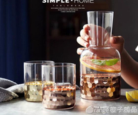 一壺一杯涼水壺歐式冷水杯家用透明玻璃水具套裝檸檬果汁壺扎壺 【麥田印象】