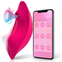 APP Remote Control Wearable Vibrator Vibrating Panties With Magnetic Clip Silicone Clitoral Vagina Stimulator Clit Nipple Teaser