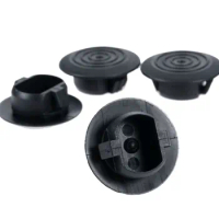 20Pcs Black Car Plastic Clips Side Skirt Trim Clips Door Fender Drainage Hole Cover Fastener Clip for Toyota Corolla Camry Vios