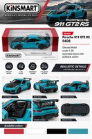 Kinsmart Diecast Car Porsche 911 GT2 RS skala 1:36