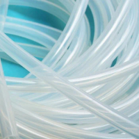 2M 8x10mm 8*10mm 8x11mm 8*11mm Clear Transparent Medical Food Grade Flexible Pipe Drink Water Hose Delivery Silicone Rubber Tube
