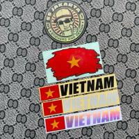 STICKER STIKER VIETNAM BENDERA VIETNAM CUTTING