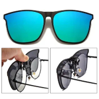 Polarized Clip On Sunglasses Men Women Photochromic Car Driver Goggles Night Vision Glasses Anti Glare Vintage Eyeglasses