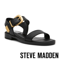 STEVE MADDEN-ISLANDER 休閒一字金扣涼鞋-黑色