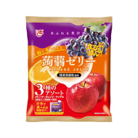 【日本ACE】蒟蒻果凍 葡萄&amp;柳橙&amp;蘋果風味480g